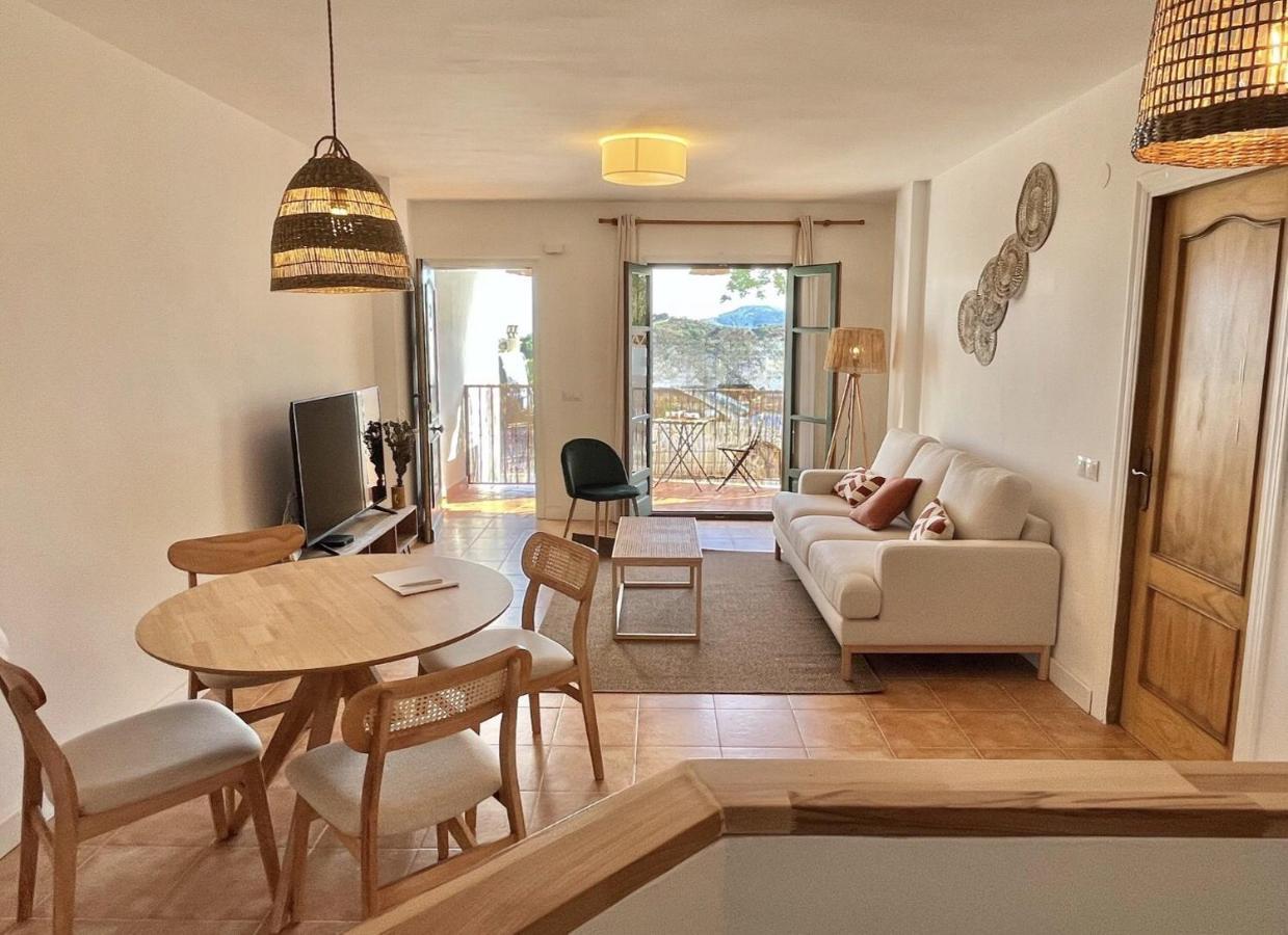 Casa La Aguanosa Con Piscina Y Vistas Al Mar Apartamento Frigiliana Exterior foto